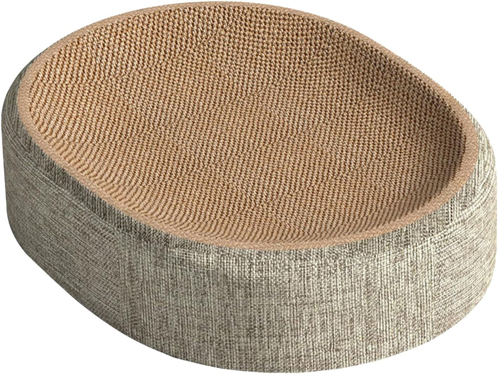 Sghtil Rascador para gatos, sisal, superficie de rascado y descanso para gatos, muebles de gatito con base antideslizante, accesorio para mascotas resistente a la abrasión para el hogar