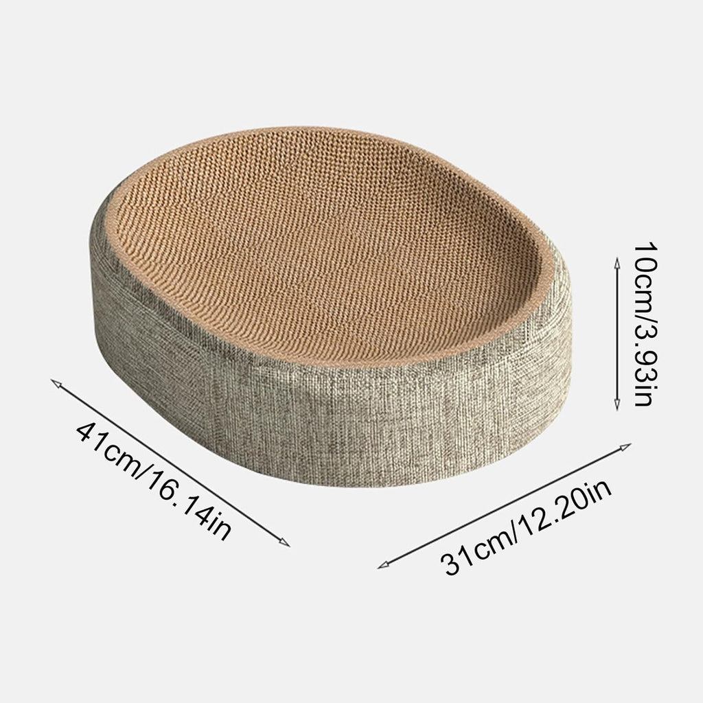 Sghtil Rascador para gatos, sisal, superficie de rascado y descanso para gatos, muebles de gatito con base antideslizante, accesorio para mascotas resistente a la abrasión para el hogar